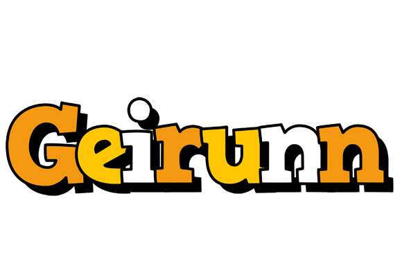 Geirunn cartoon logo