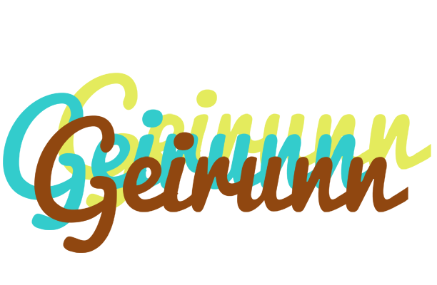 Geirunn cupcake logo