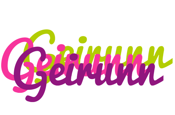 Geirunn flowers logo
