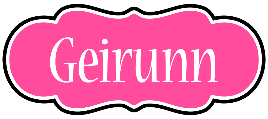 Geirunn invitation logo