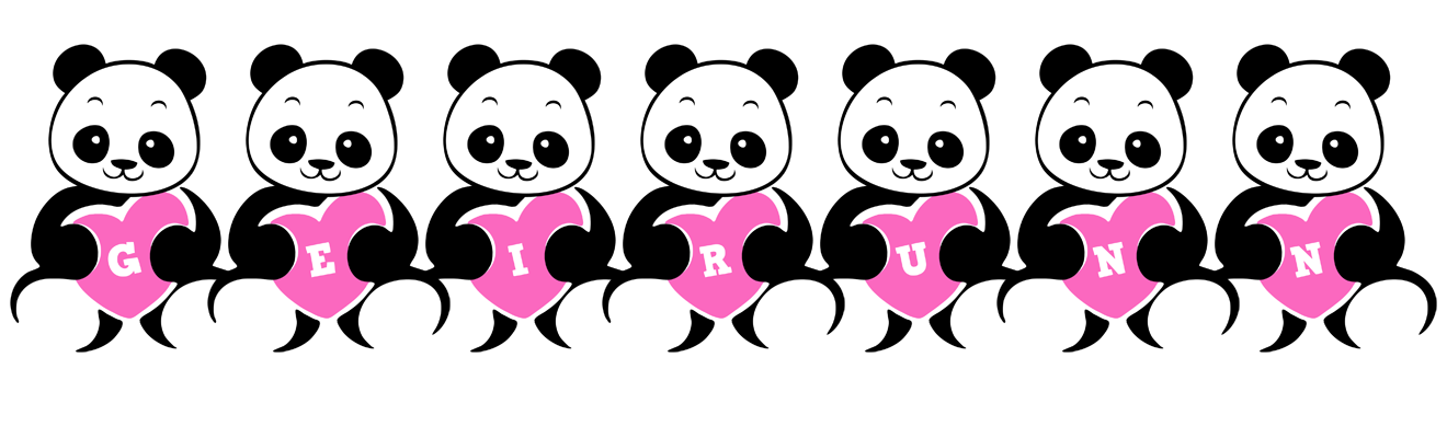 Geirunn love-panda logo