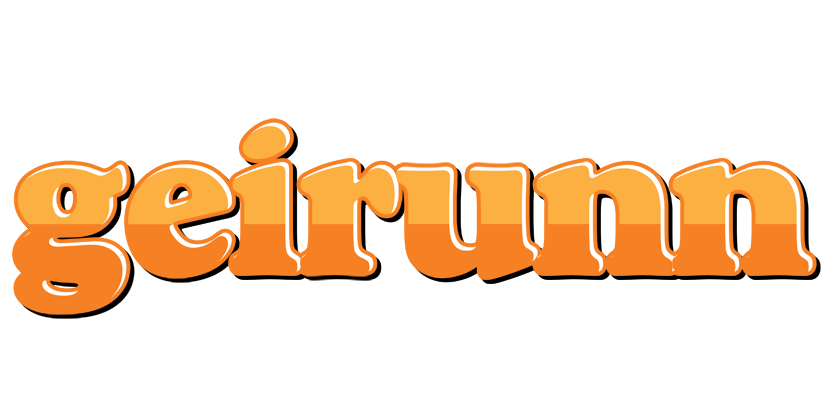 Geirunn orange logo