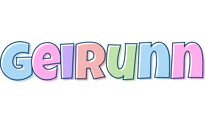 Geirunn pastel logo