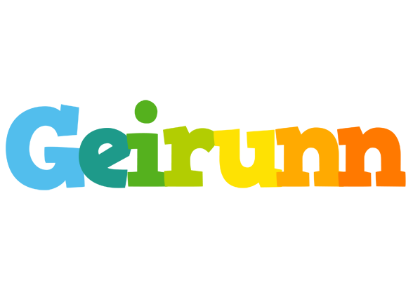 Geirunn rainbows logo