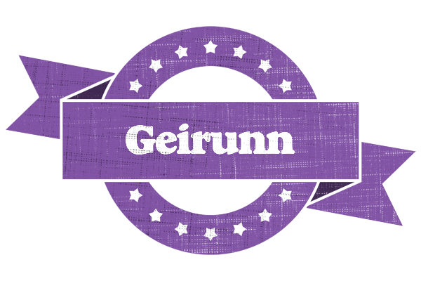 Geirunn royal logo