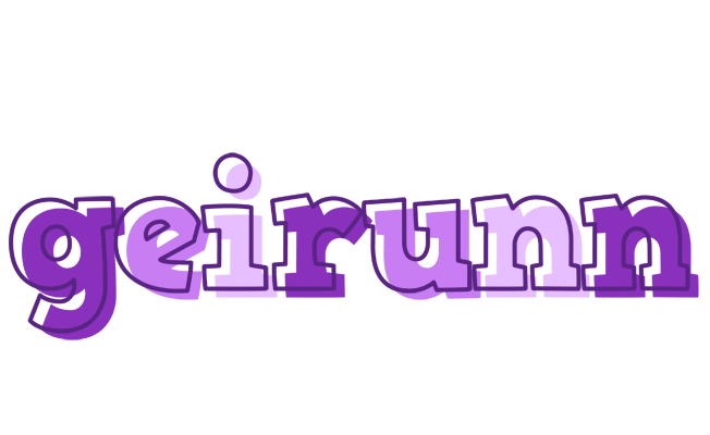 Geirunn sensual logo