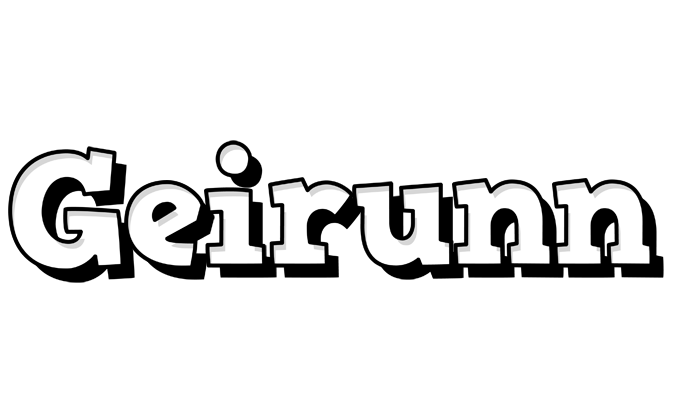 Geirunn snowing logo