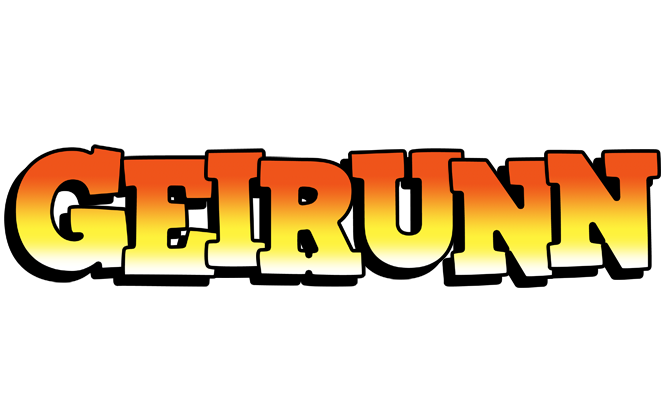Geirunn sunset logo