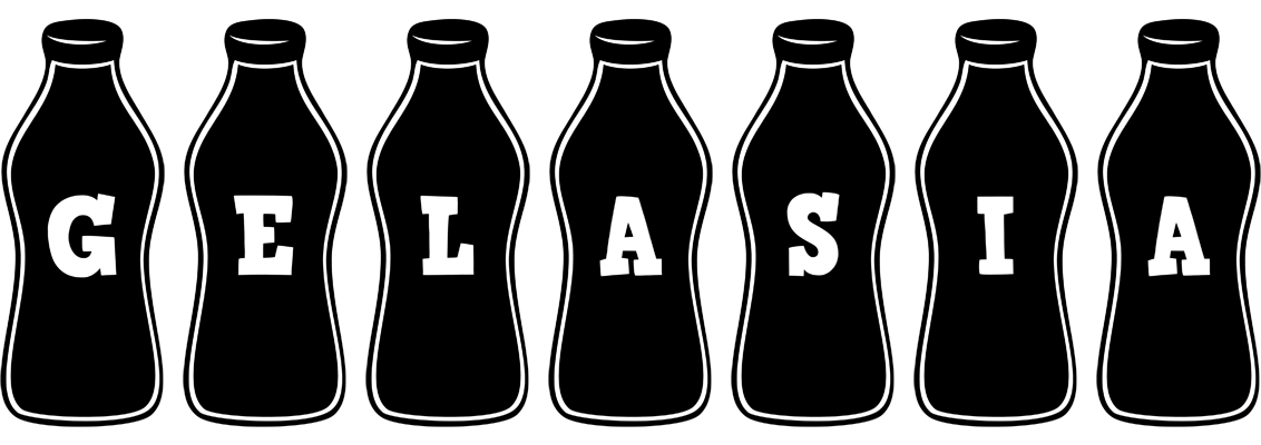 Gelasia bottle logo