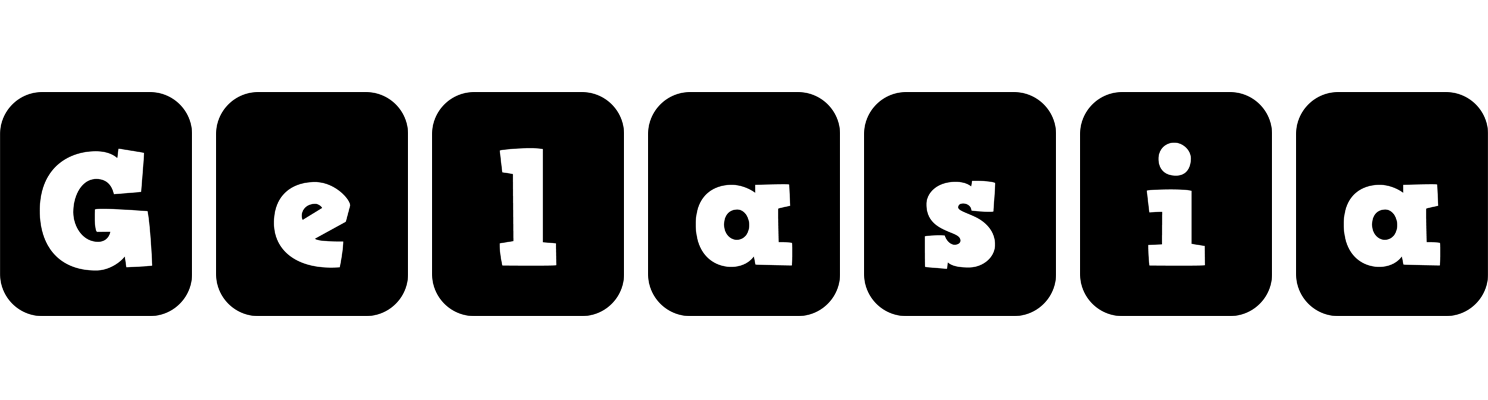 Gelasia box logo