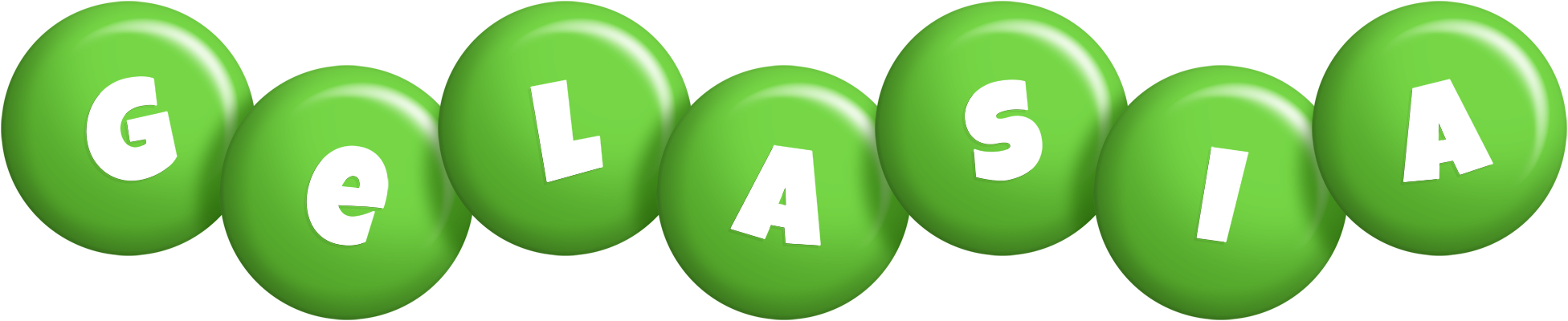 Gelasia candy-green logo