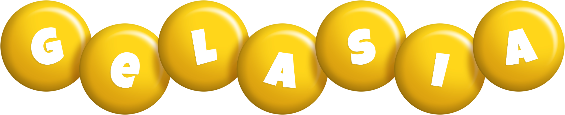 Gelasia candy-yellow logo