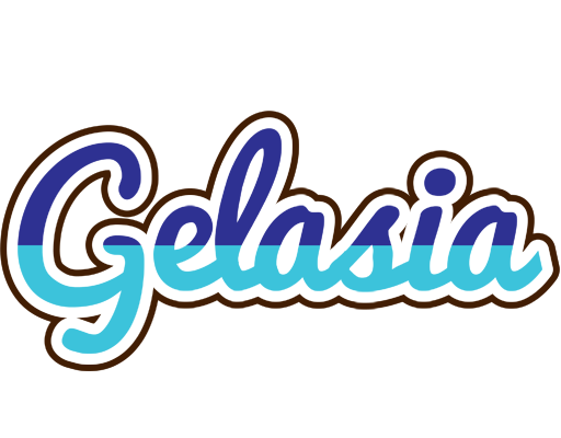 Gelasia raining logo