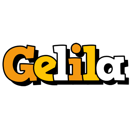 Gelila cartoon logo