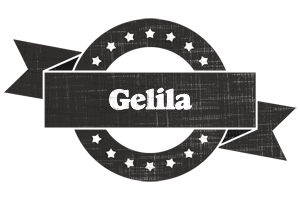 Gelila grunge logo