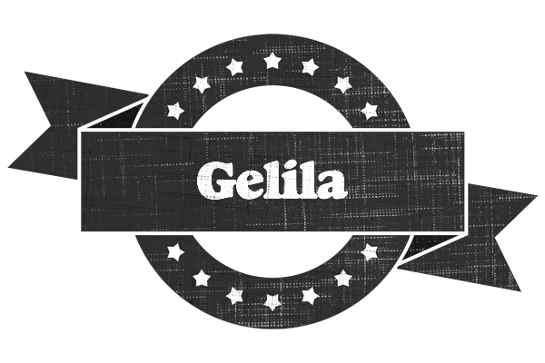 Gelila grunge logo