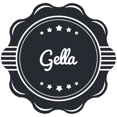 Gella badge logo