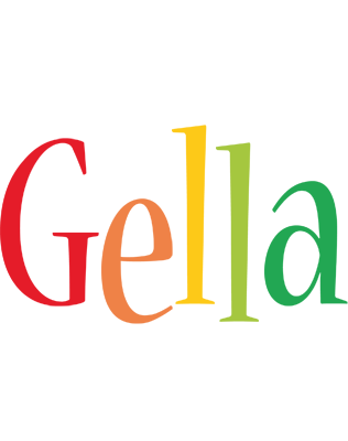 Gella birthday logo