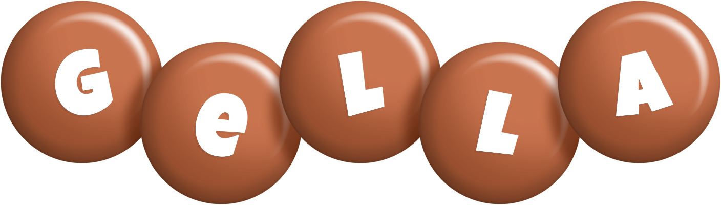 Gella candy-brown logo