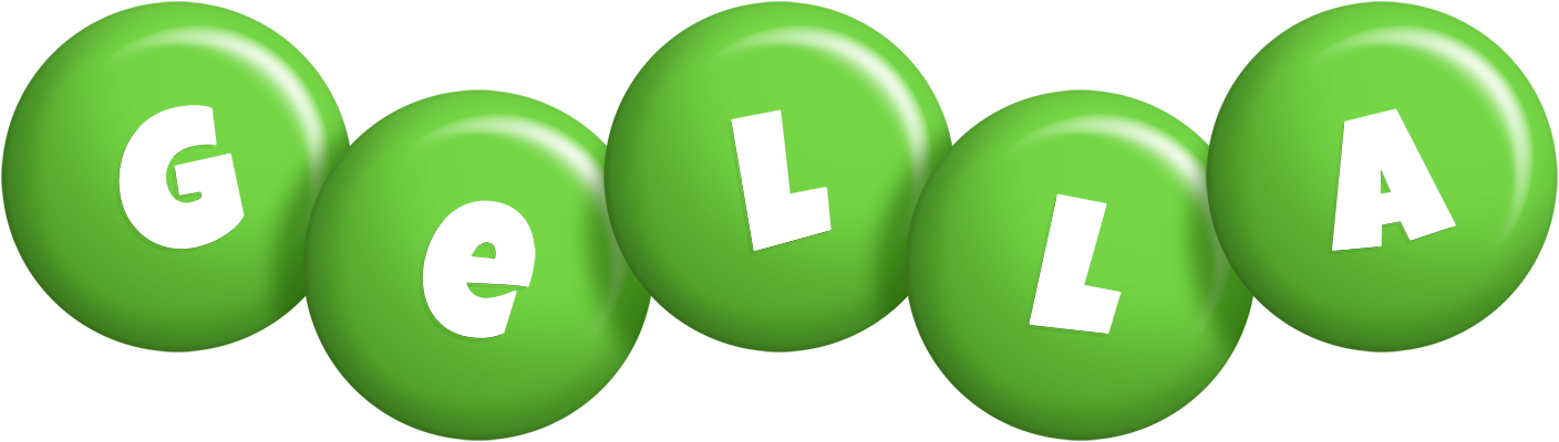 Gella candy-green logo