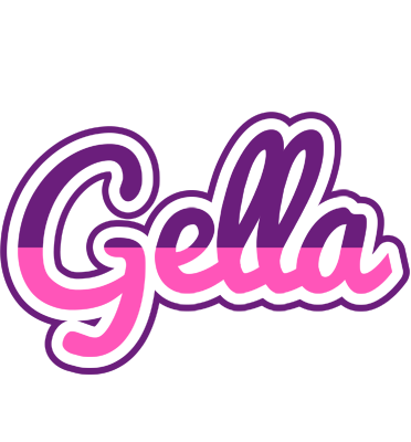 Gella cheerful logo