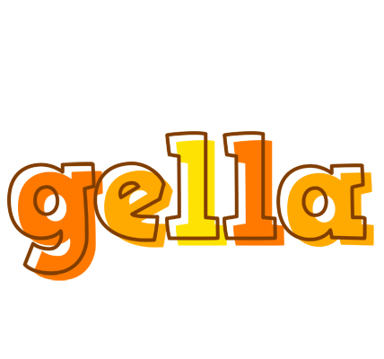 Gella desert logo