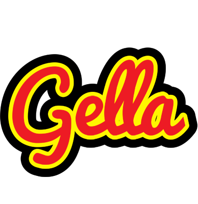 Gella fireman logo