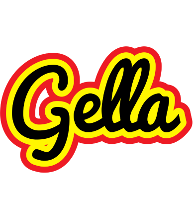 Gella flaming logo