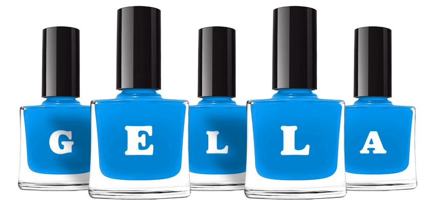 Gella glossy logo
