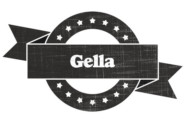 Gella grunge logo