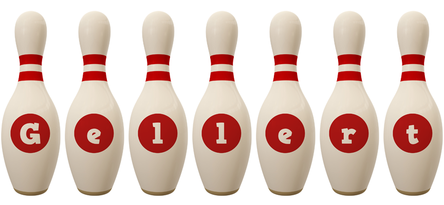 Gellert bowling-pin logo