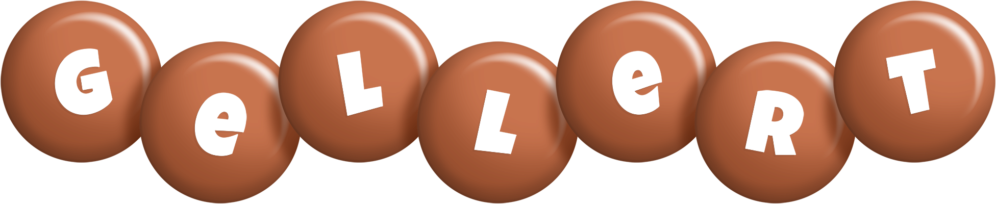 Gellert candy-brown logo