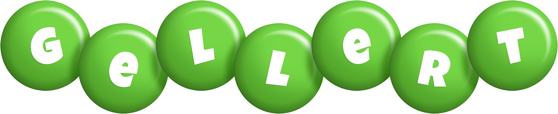 Gellert candy-green logo