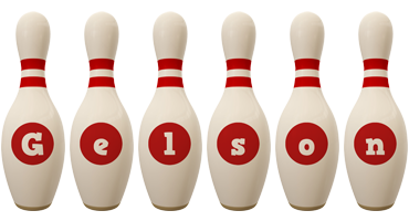 Gelson bowling-pin logo