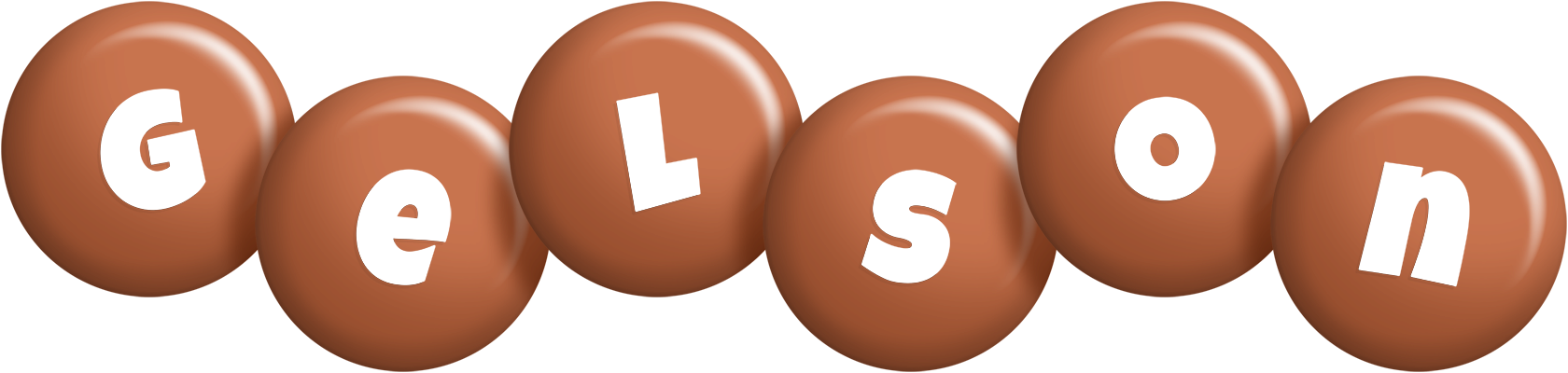 Gelson candy-brown logo