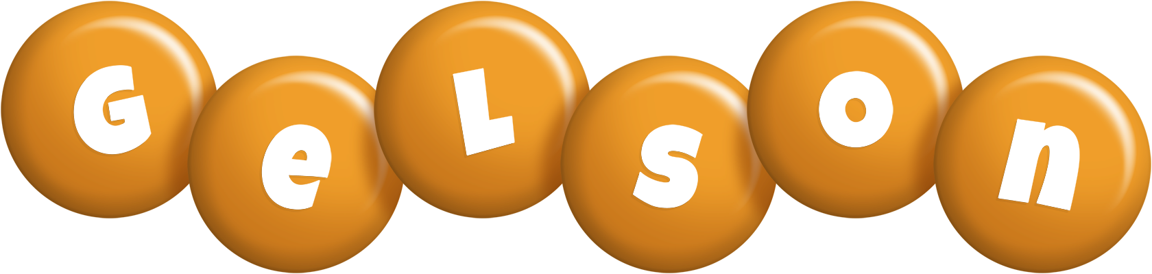 Gelson candy-orange logo
