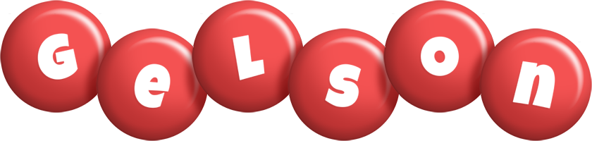 Gelson candy-red logo