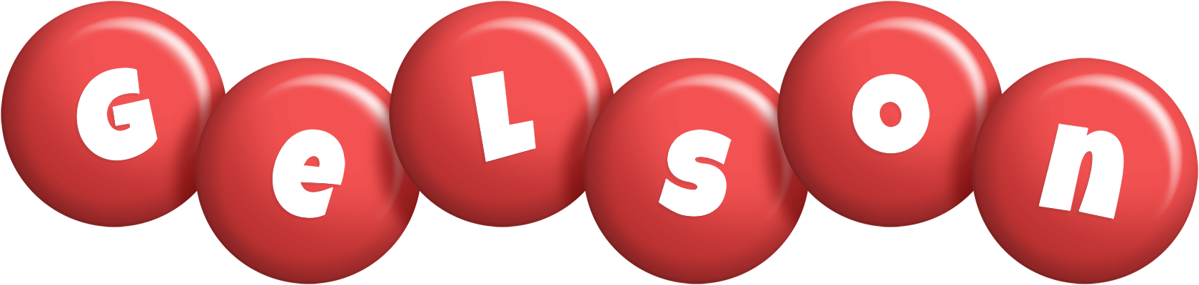 Gelson candy-red logo