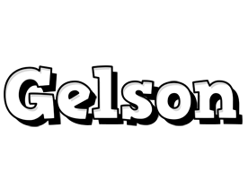 Gelson snowing logo