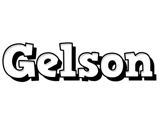 Gelson snowing logo
