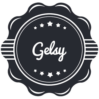 Gelsy badge logo