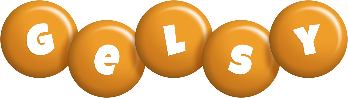 Gelsy candy-orange logo