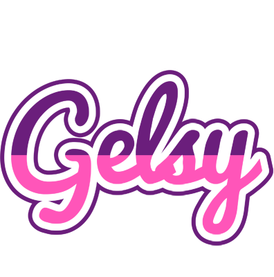 Gelsy cheerful logo