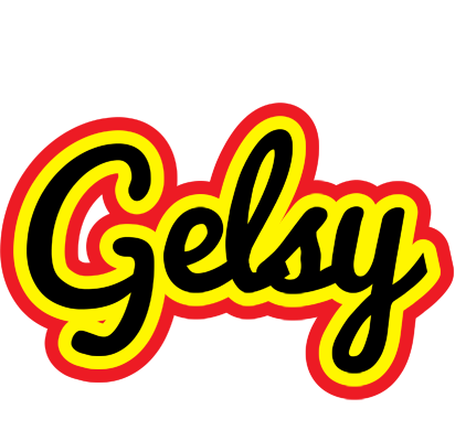 Gelsy flaming logo