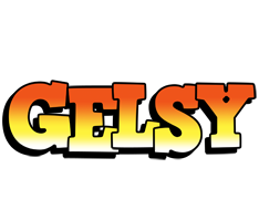 Gelsy sunset logo