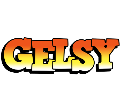 Gelsy sunset logo