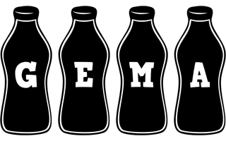 Gema bottle logo
