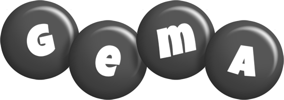 Gema candy-black logo