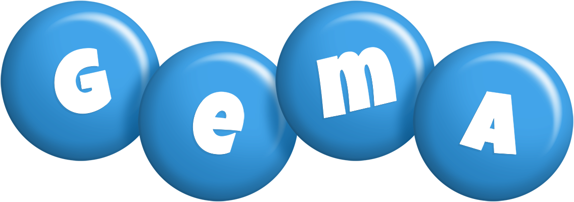 Gema candy-blue logo