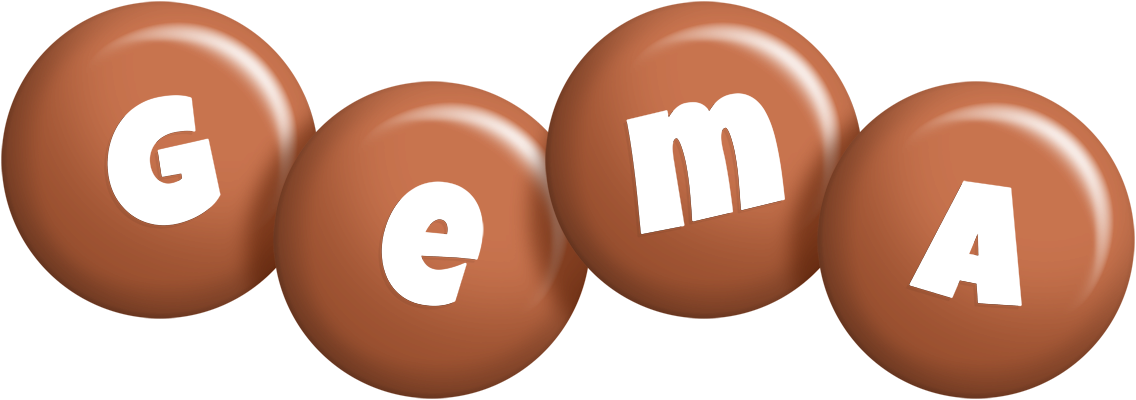 Gema candy-brown logo